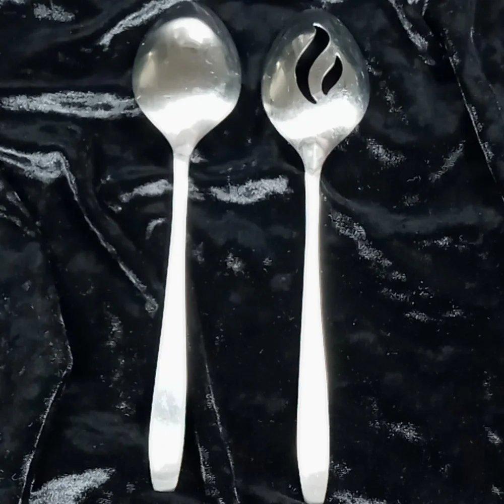 Vintage Epic Custom Stainless Steel Japan Serving Spoon Set